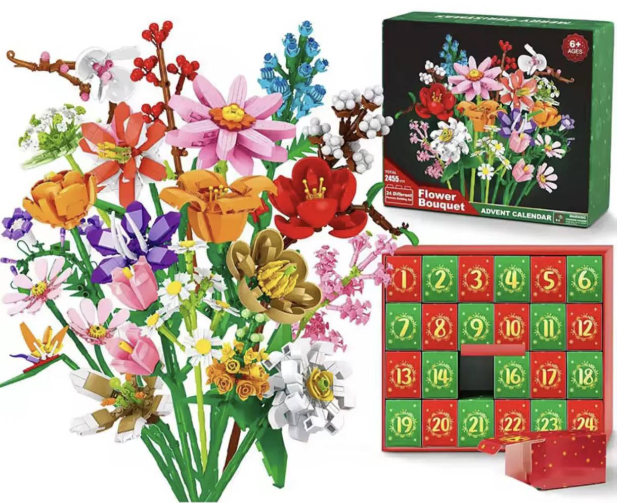 Flower Building Block Advent Calendar
